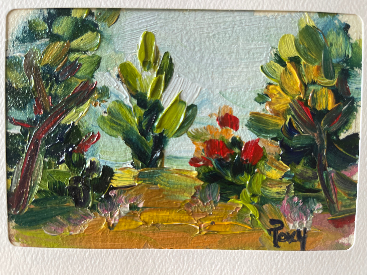 Prickly Pear Original Oil Painting