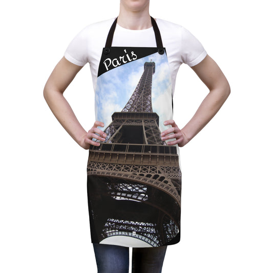 Paris Eiffel Tower Photo Apron