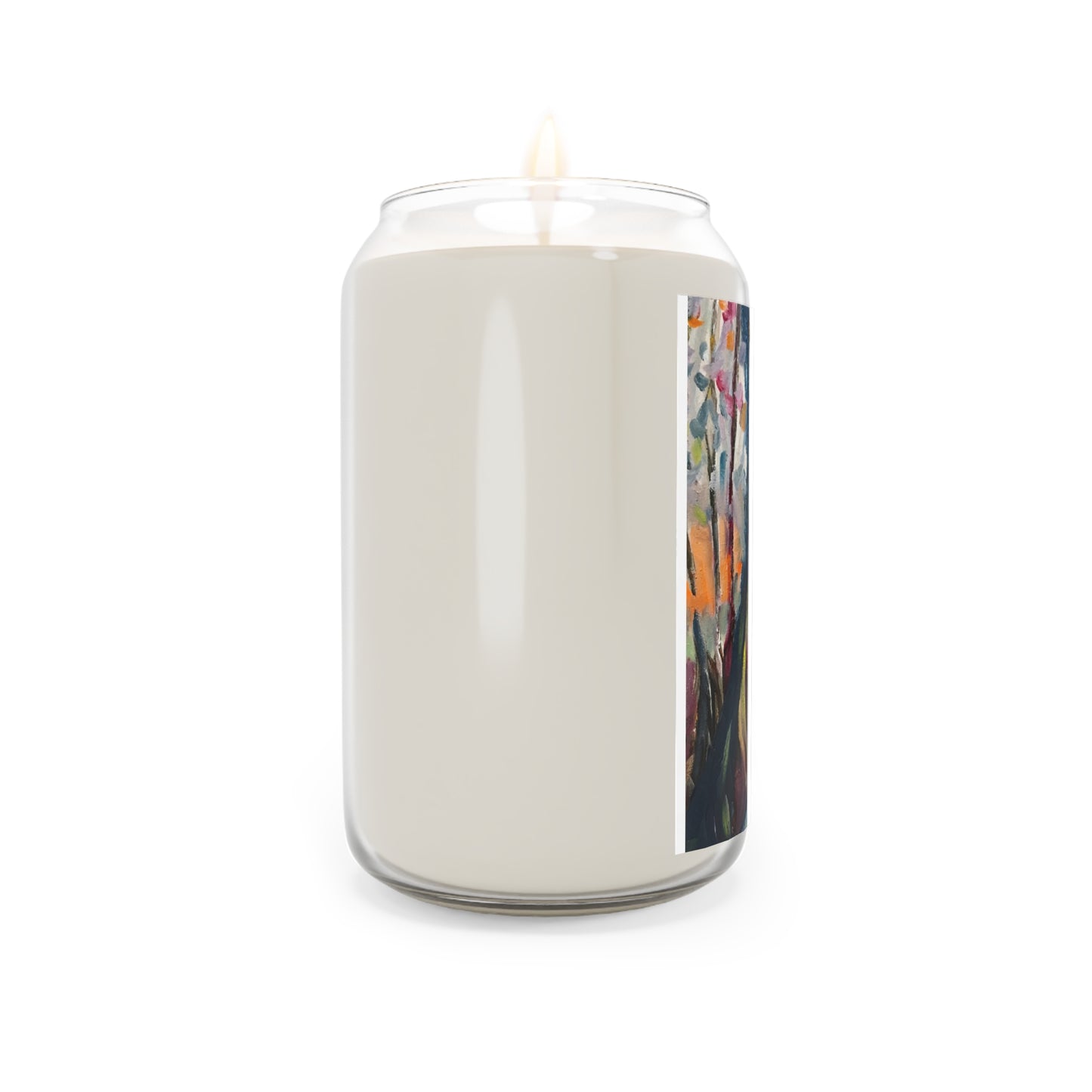 Contemporary Impressionism Autumn Lane (Cotswolds) Fall Colors Scented Candle, 13.75oz