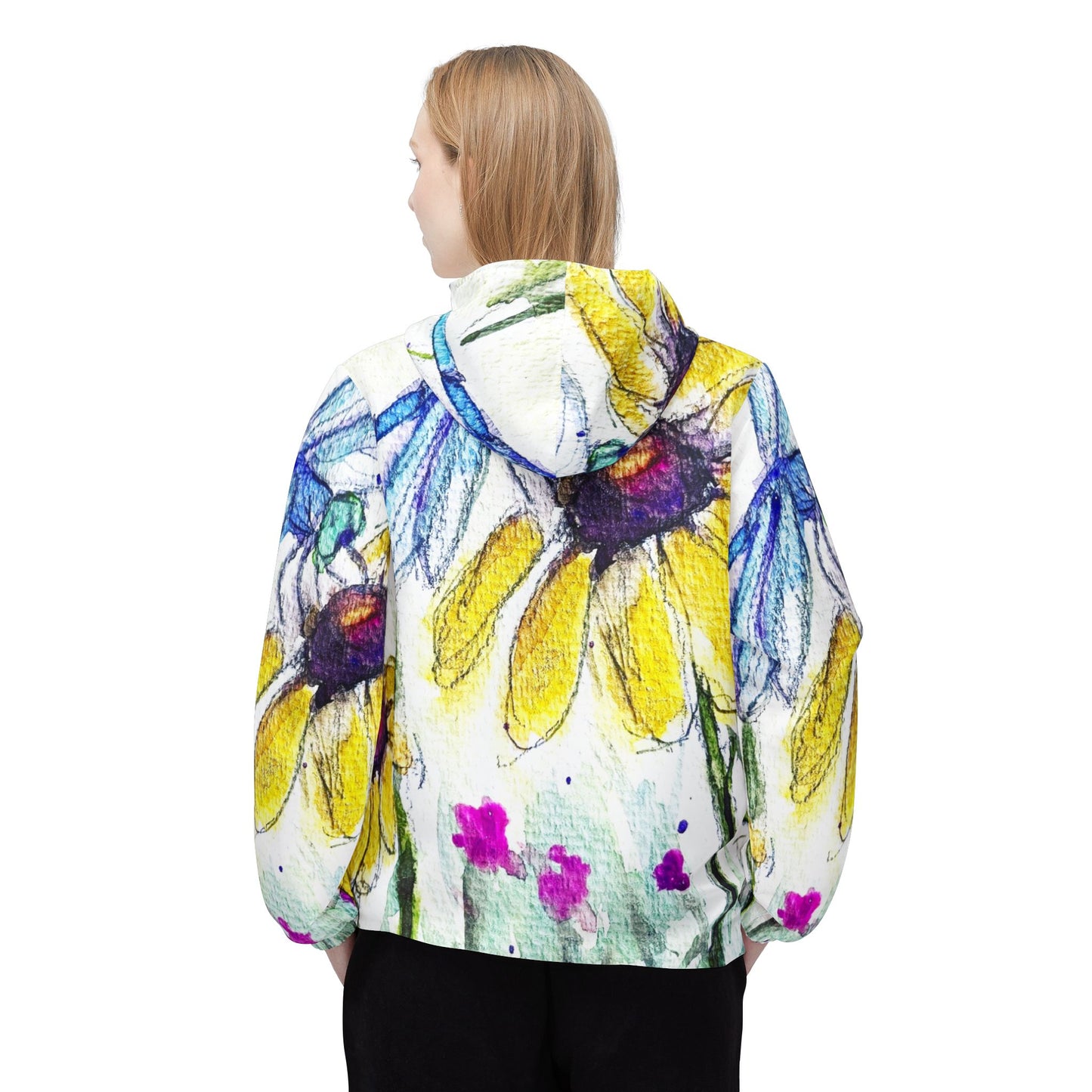 Lightweight Windbreaker Jacket — Blue Dragonfly