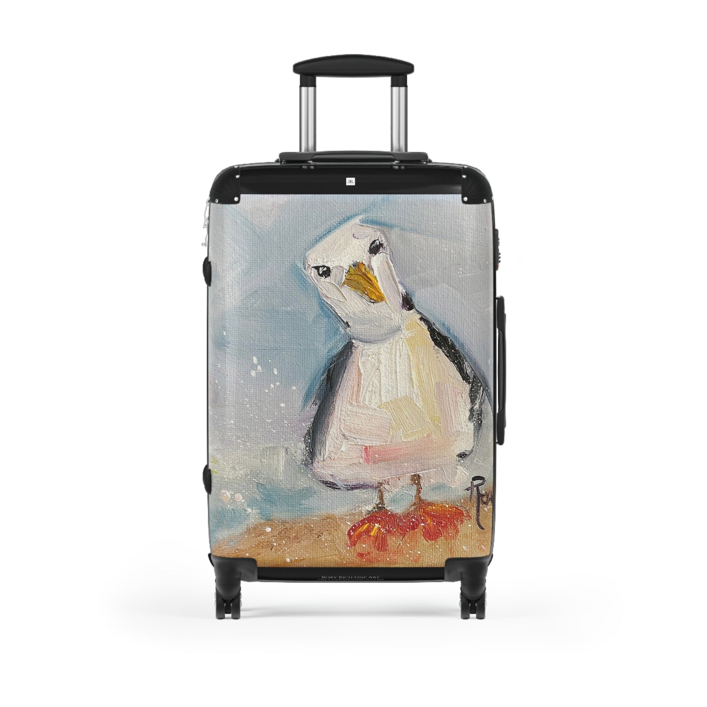 Inquisitive Seagull Beach Bird Carry on Suitcase (Choose from 3 sizes)