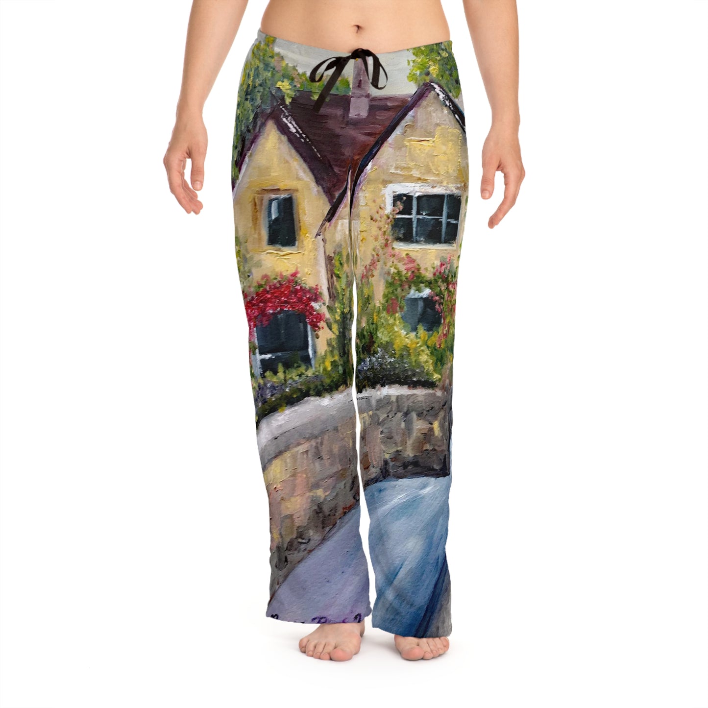 Pajama Pants - Castle Combe Cotswolds- Women's Pajama Pants