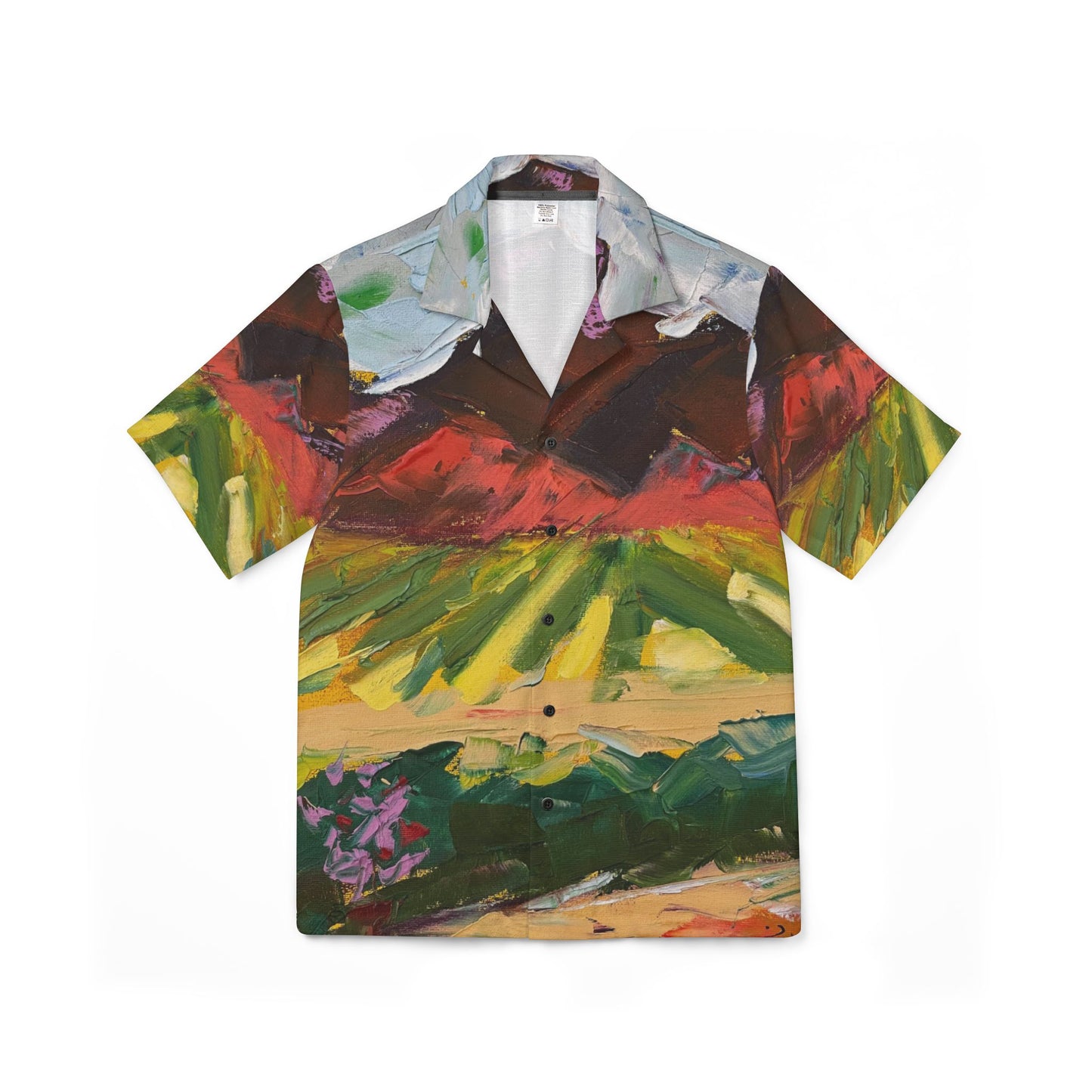 Men's Hawaiian Camp Shirt -Mountain View at Chapin