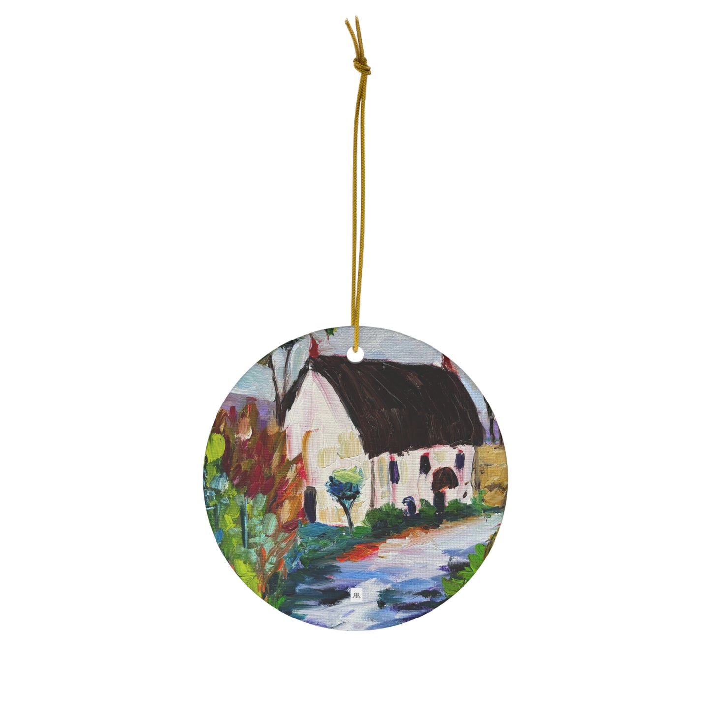Country Cottage Cotswolds Ceramic Ornament