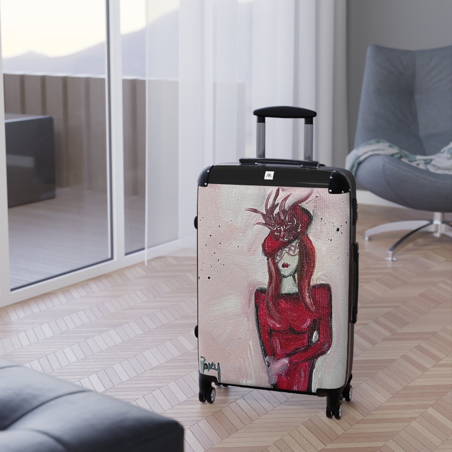 Fascinant en Valise Rouge (Carry On + 2 Tailles)