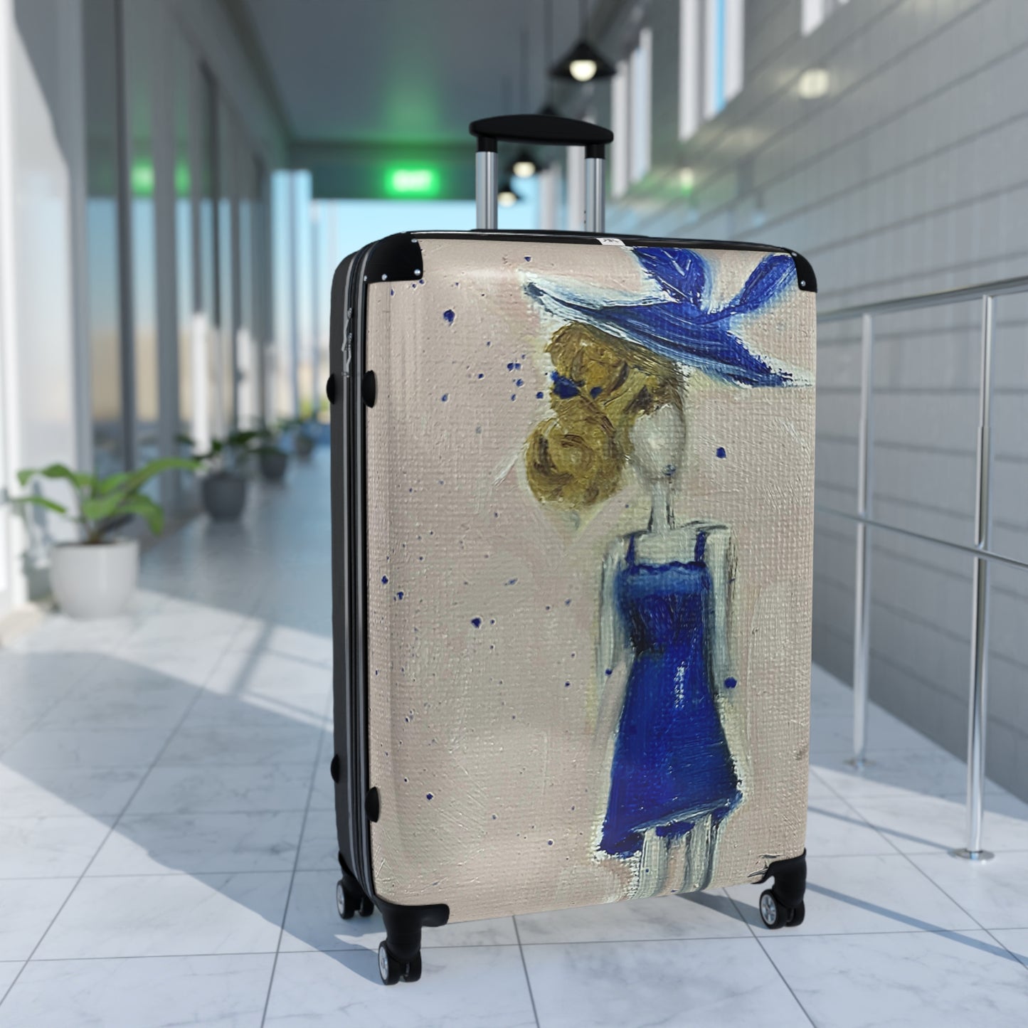 Fascinating in Blue   Carry On Suitcase (+ 2 Sizes)