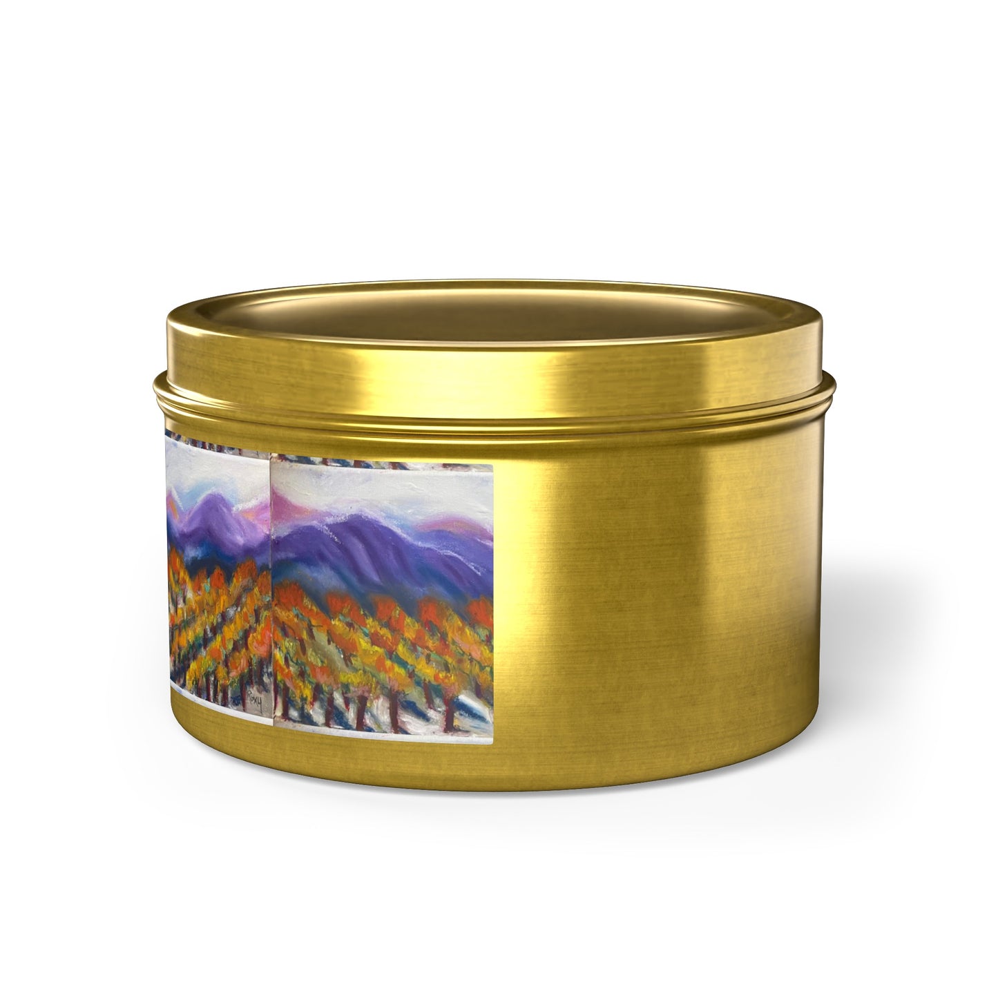 Misty Vines Wine Country Tin Candle