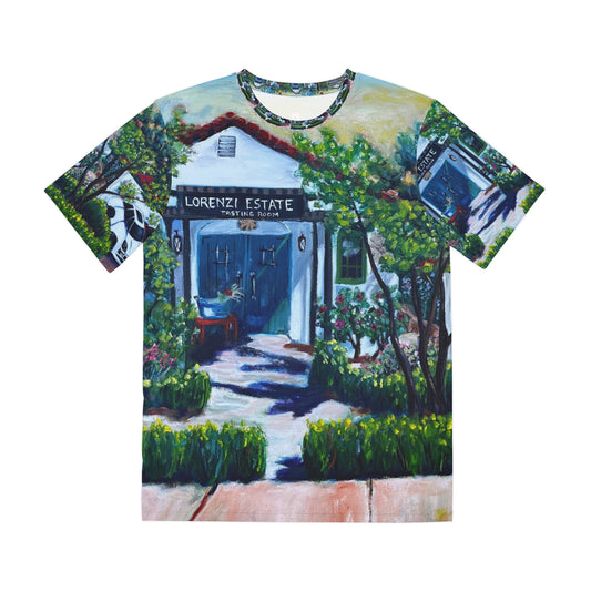 Men's Poly Tee - Lorenzi Estate Tasting Room 2024