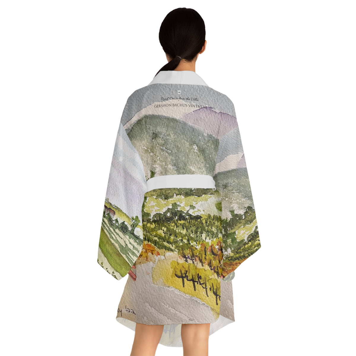 Kimono Robe -Road Down from the Villa-GBV