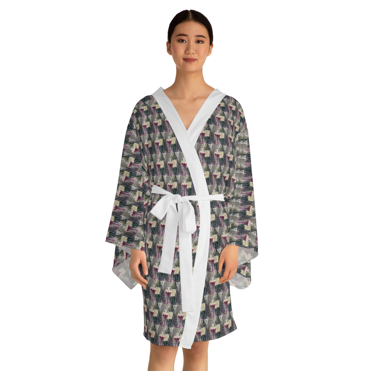 Kimono Robe -GBV Wine and Clique Glass-Red Wine Lover