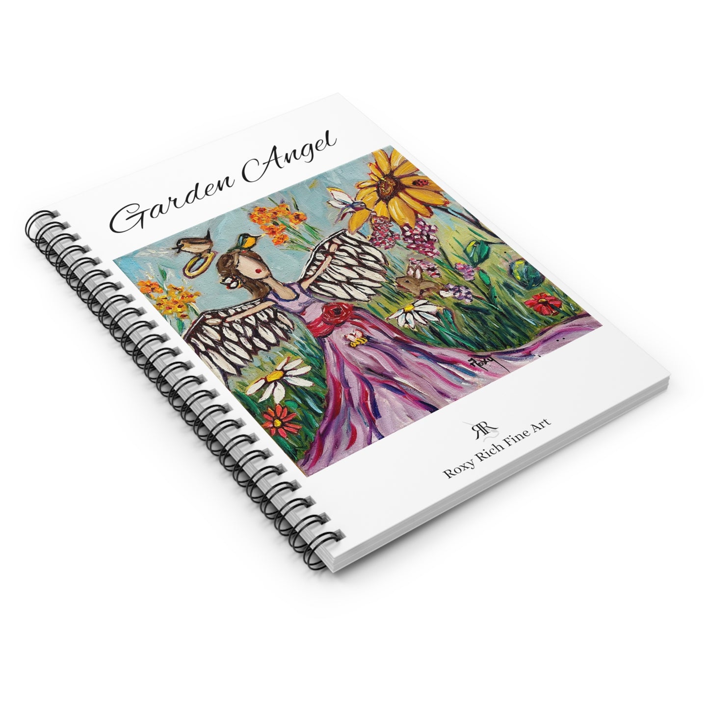 Garden Angel Spiral Notebook