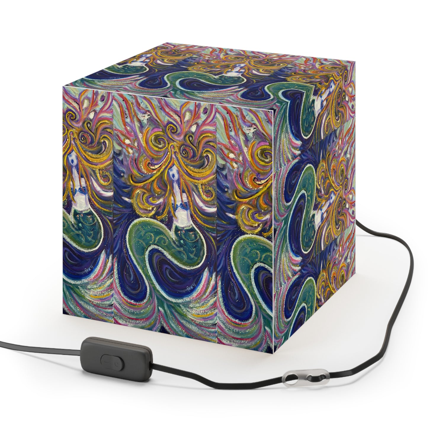 Mermaid Cube Lamp