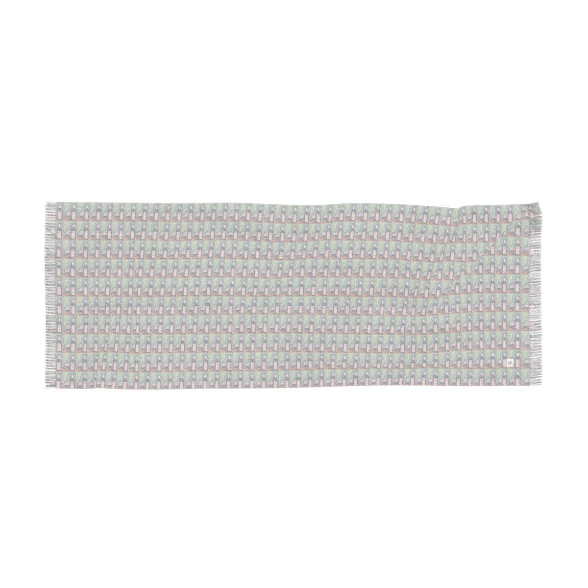 Colorful Scarf — Artistic Lightweight Neck Wrap- Erato-GBV Cab-Franc-Souvenir/Gift