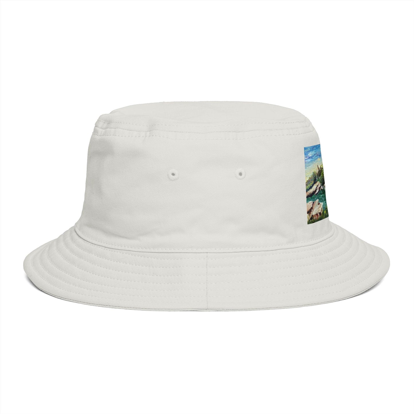Roxy Rich Fine Art - The Pond at GBV - Bucket Hat — Stylish Durable Travel Hat