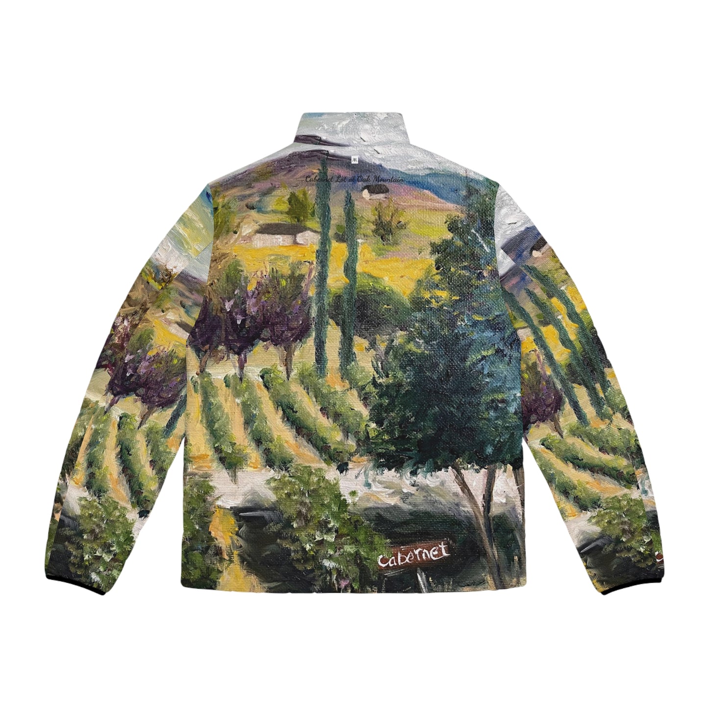 Men's Puffer Jacket - Roxy Rich Art, Unique Bright Cabernet Lot at Oak Mountain