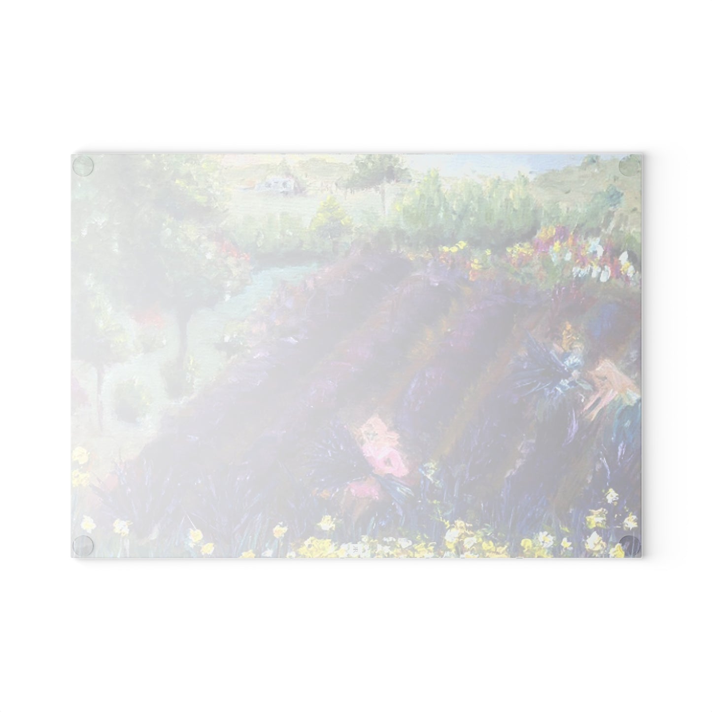 Provence Lavender Glass Cutting Board