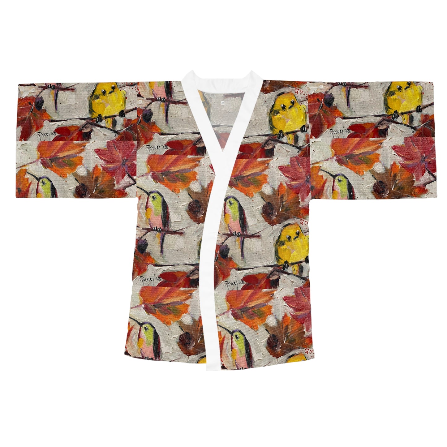 Kimono Robe - Fall Feathers
