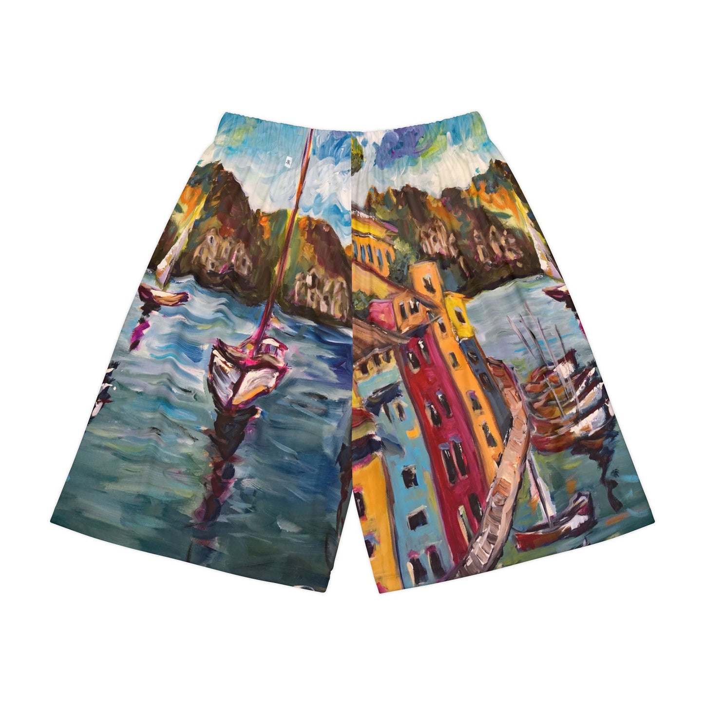 Men’s Sports Shorts - Portofino Harbor-Italy