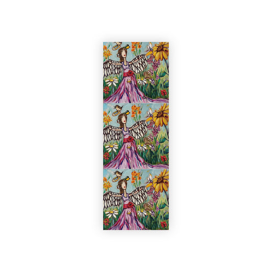 Garden Angel Large Print Gift Wrapping Paper Rolls, 1pc Wedding Mom Friend Holiday giftwrap