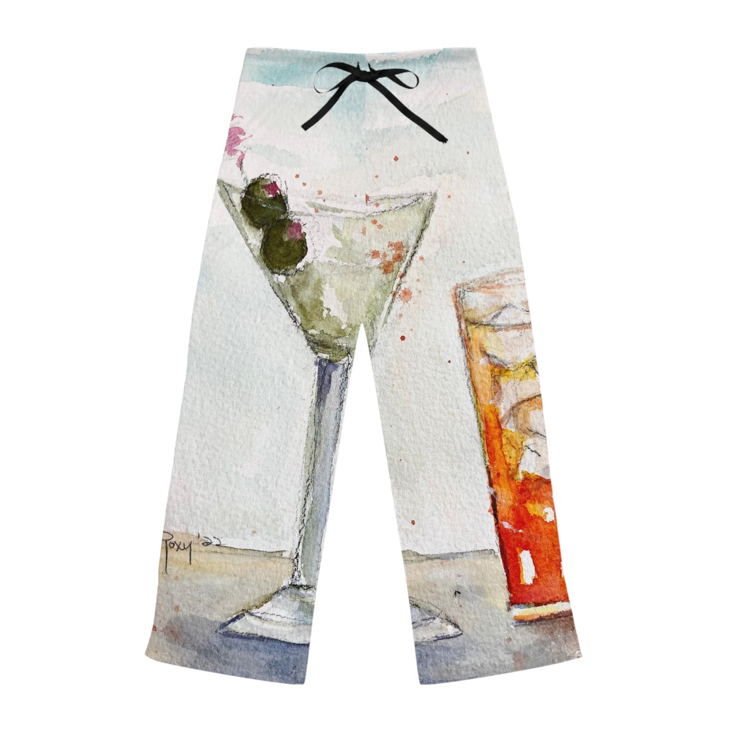 Pajama Pants - Beach Cocktails- Women's Pajama Pants