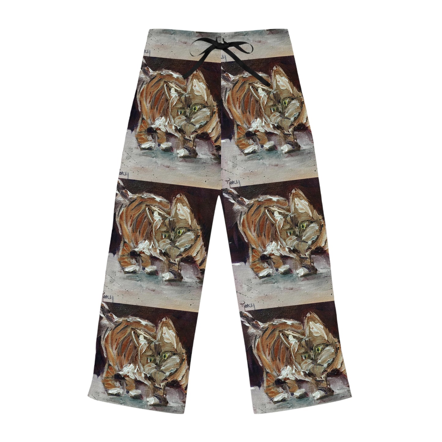 Pajama Pants - Toulouse Tabby Kitten- Women's Pajama Pants