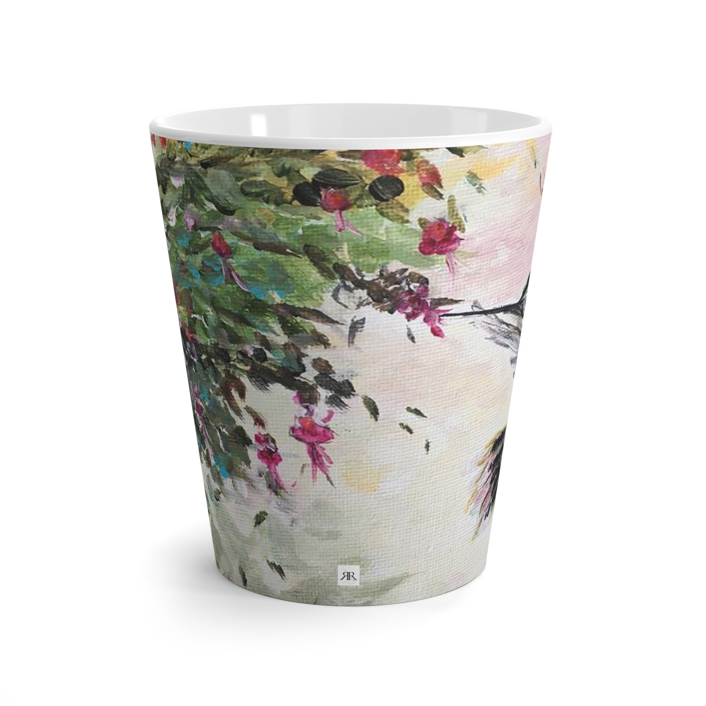 Mug - Hummingbird with Fuchsias-Made in and Ships from USA