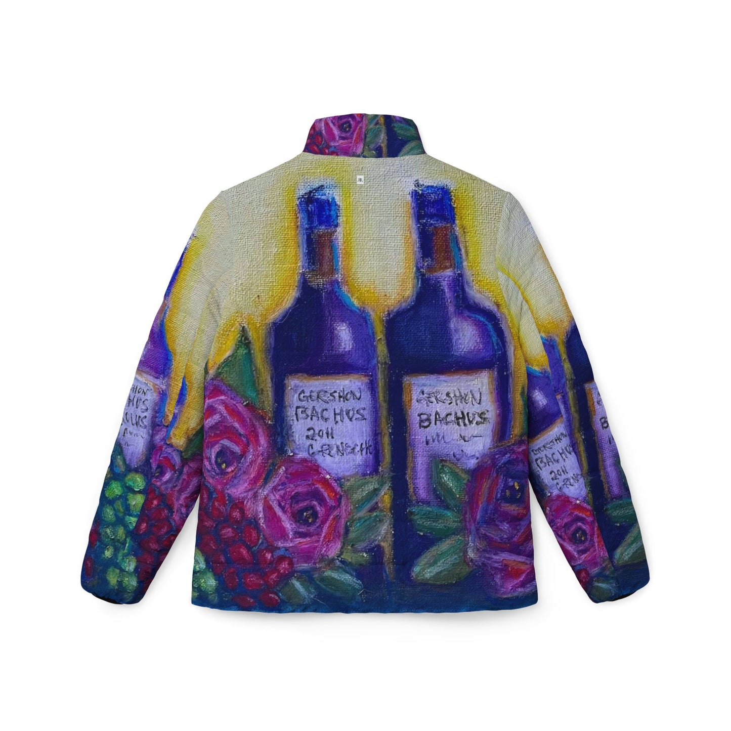 Women's Puffer Jacket - Roxy Rich Fine Art -GBV Wine and Roses