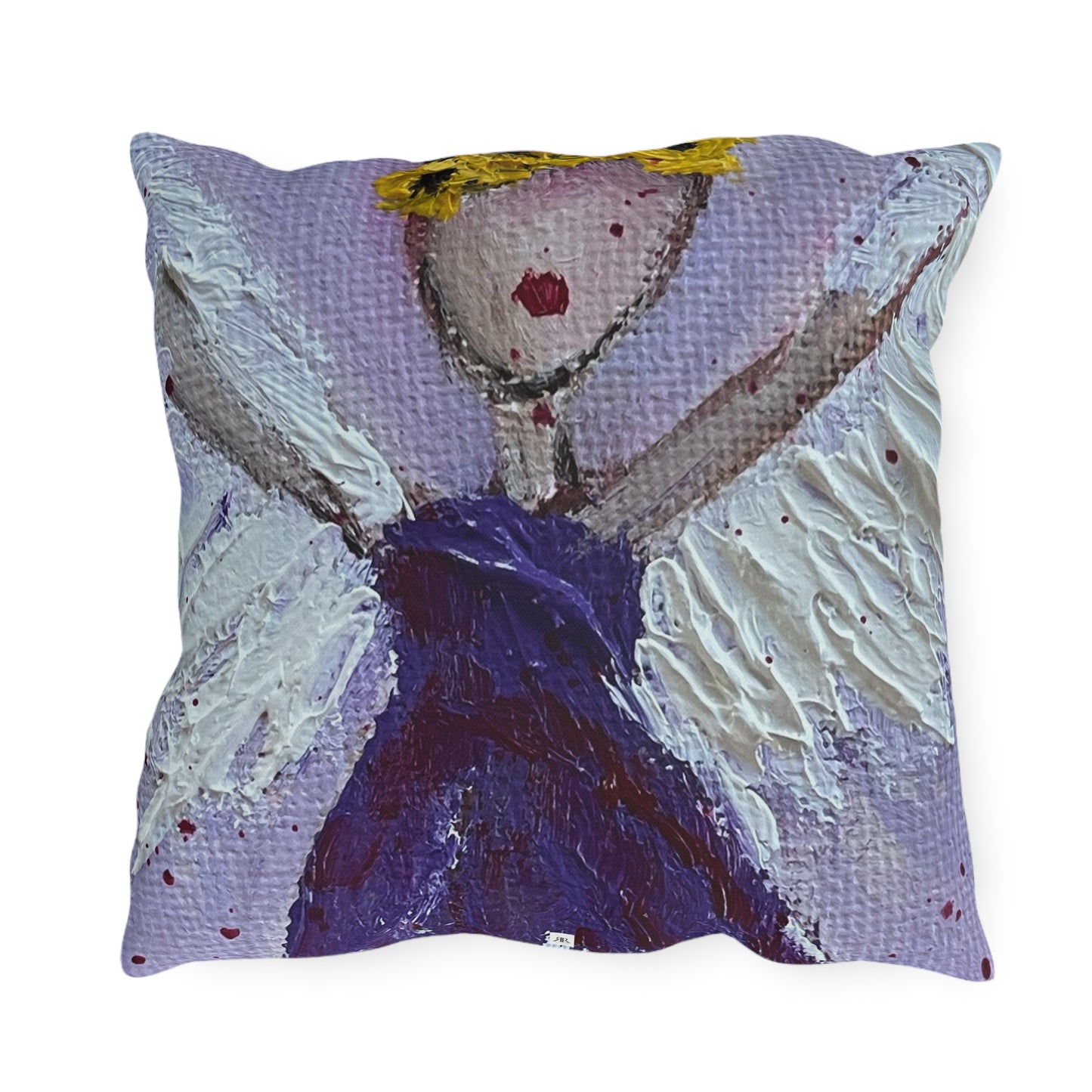 Guiding Angel Outdoor Pillows