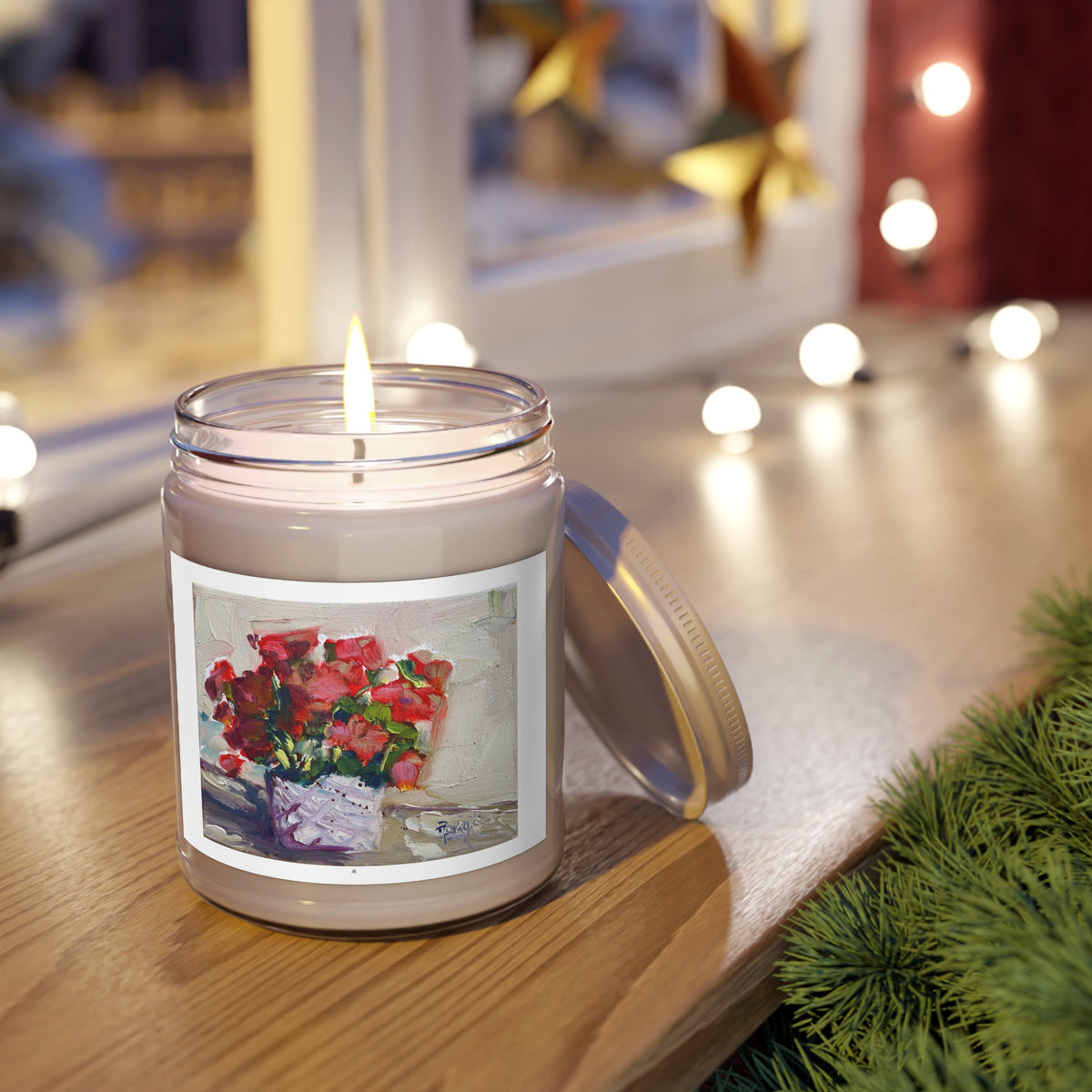 Scented Candle 9oz-Basket Blooms