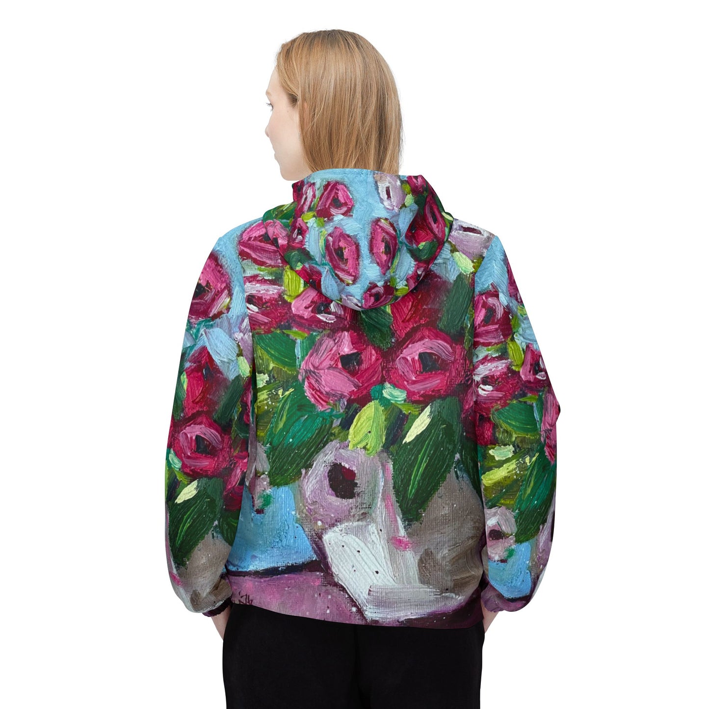 Lightweight Windbreaker Jacket — Blushing Blooms