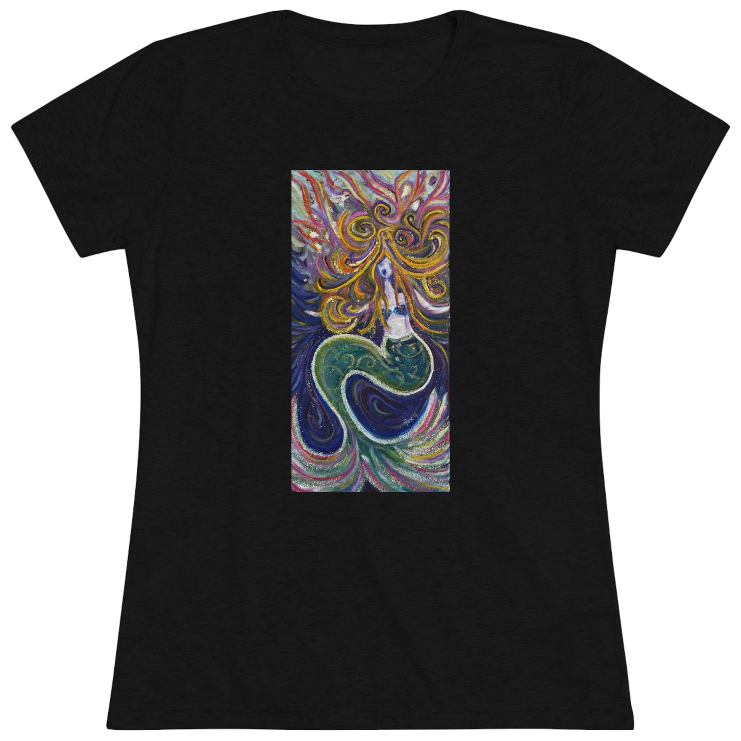 Camiseta Triblend Tee ajustada para mujer The Mermaid