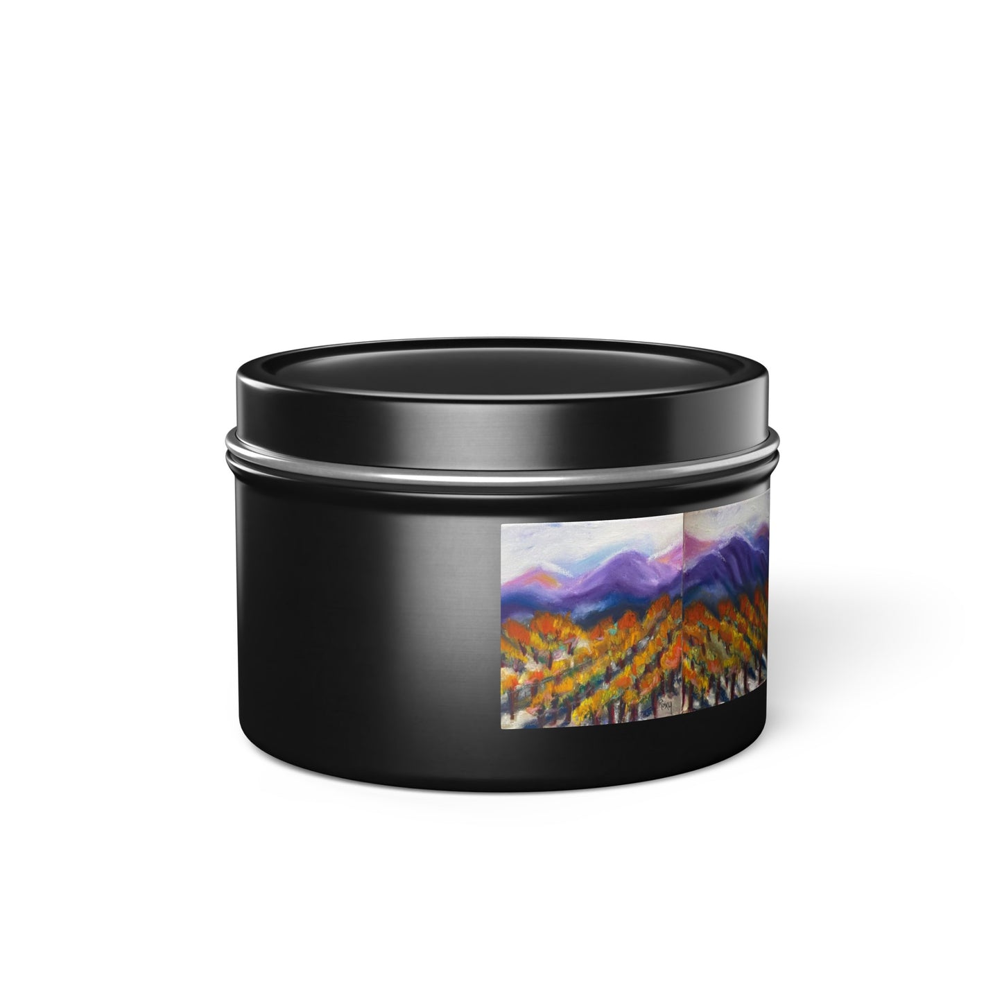 Misty Vines Wine Country Tin Candle