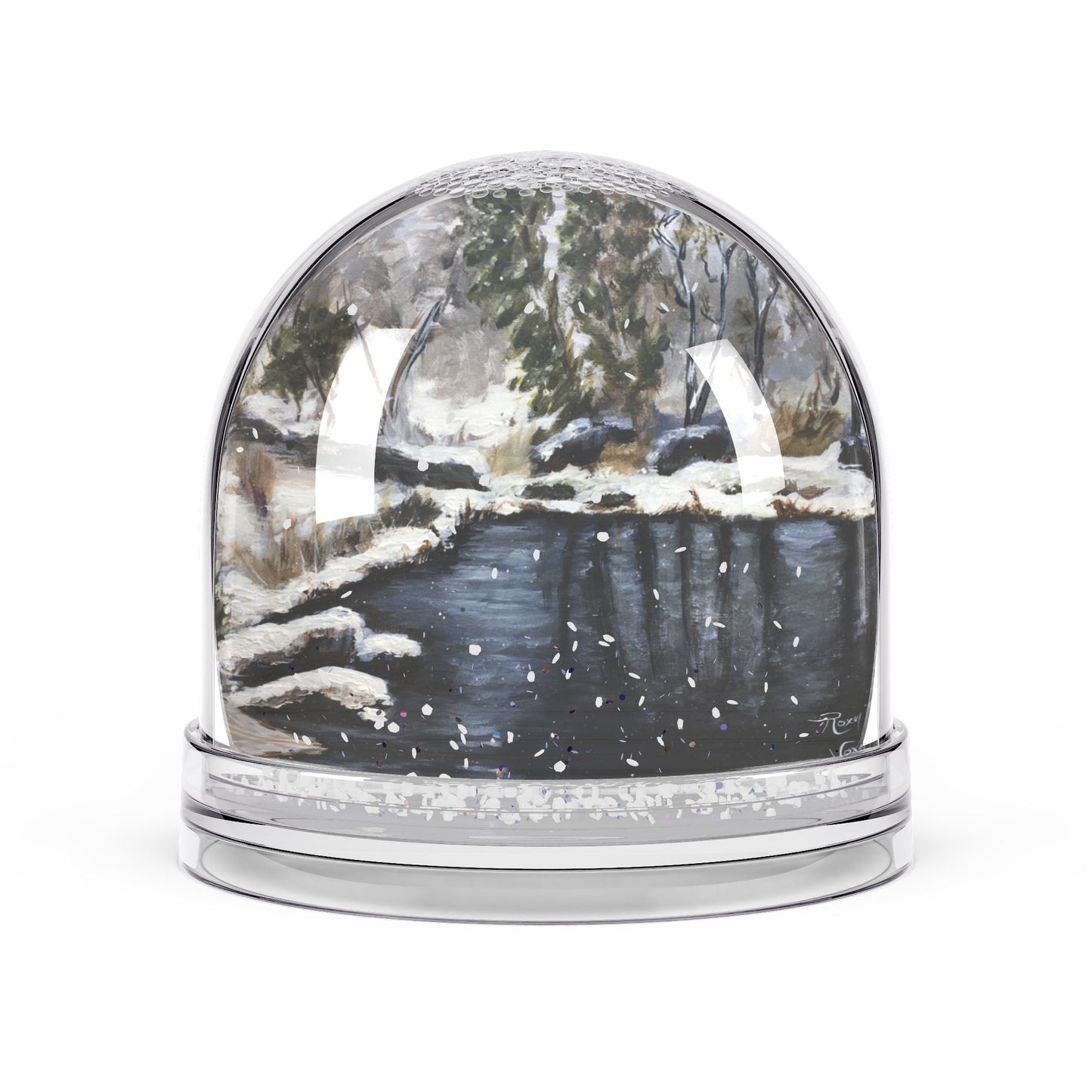 Snow Globe - Rose Haven Garden-Temecula Snow Day