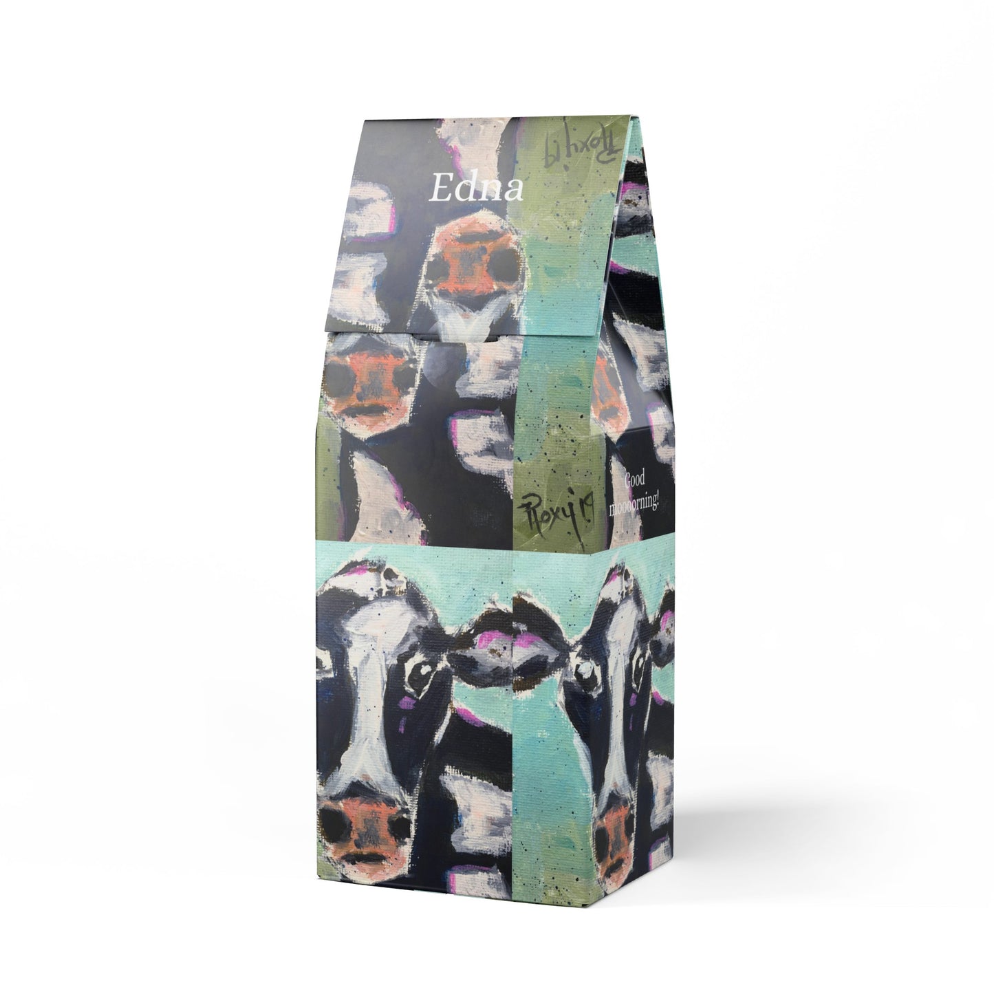 Edna Cow- Toasty Roast Coffee 12.0z Bag