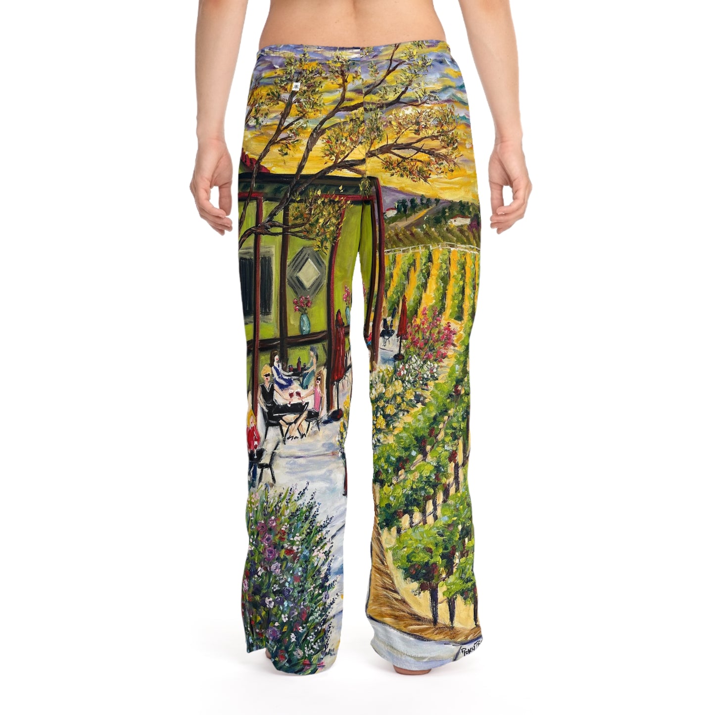 Pajama Pants - Lorenzi Estate Terrace- Women's Pajama Pants