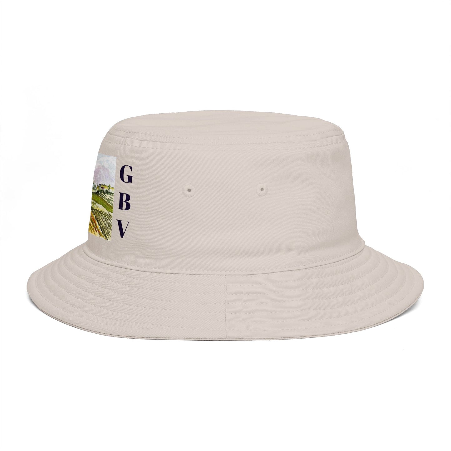Roxy Rich Fine Art -Road Down from the Villa-GBV- Bucket Hat — Stylish Durable Travel Hat