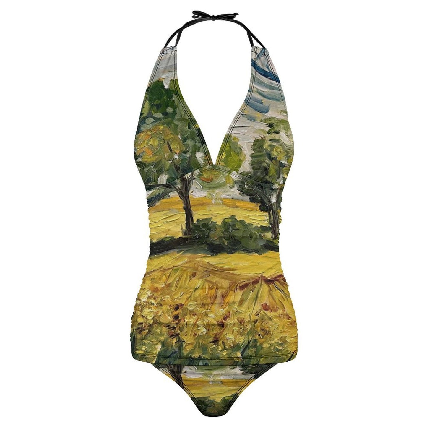 Sunny Day Slim Fit Tankini Split Swimsuit