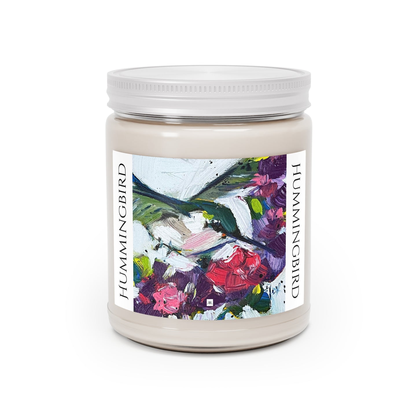 Floating on Flowers Hummingbird Scented Candle 9oz