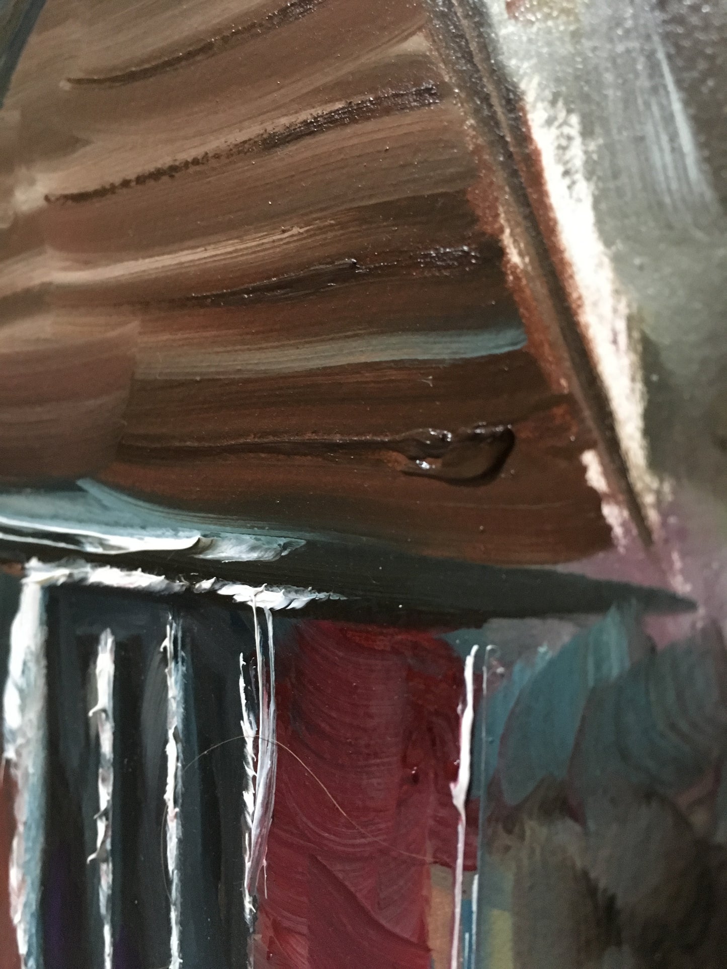 Autumn Retreat Original Oil Landscape Painting Framed