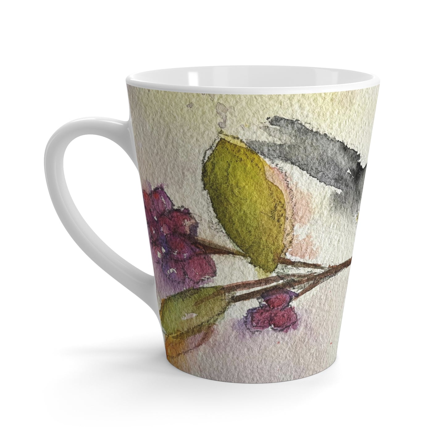 Mug - Chickadee in a Berry Tree-Made in and Ships from USA