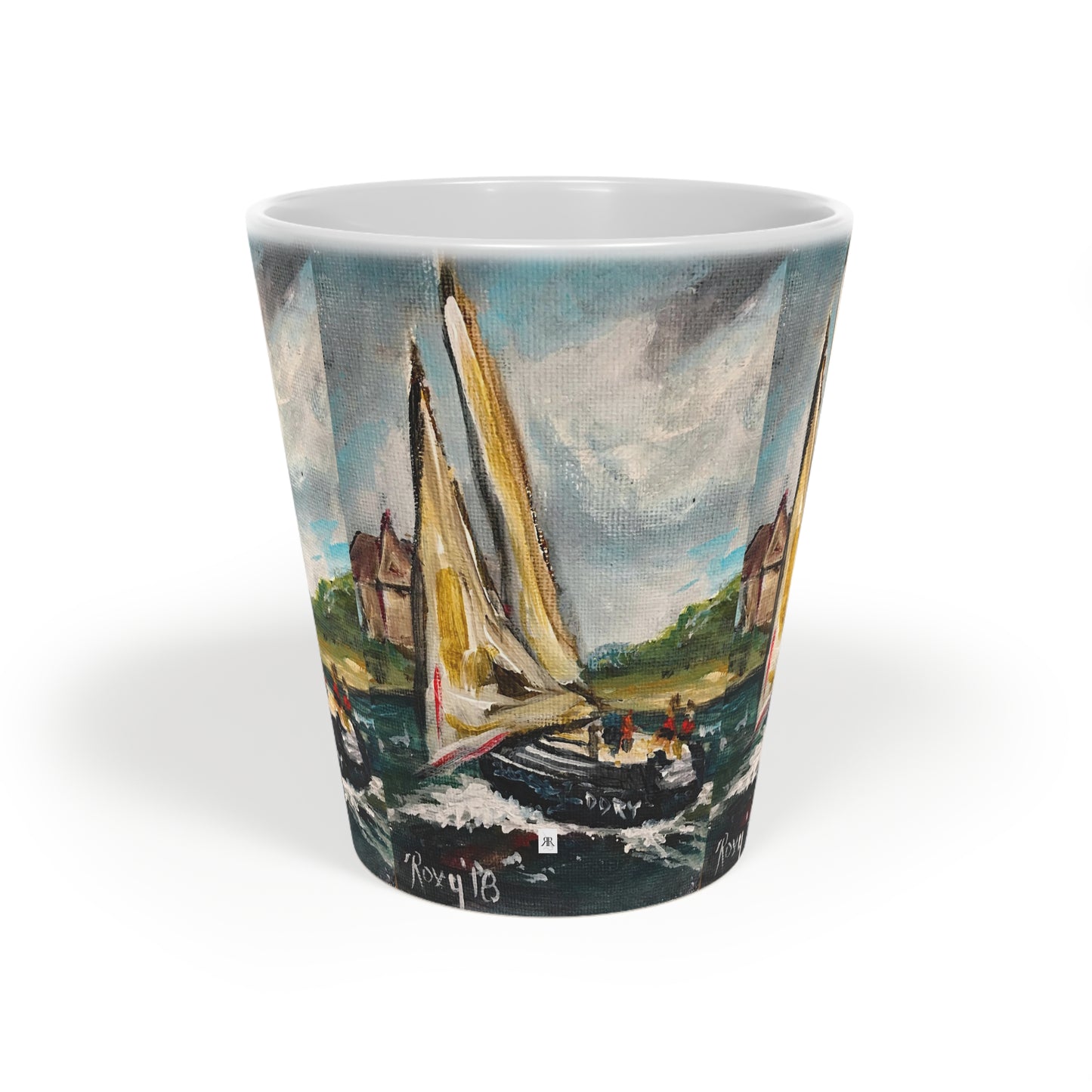 Cape Sailing Latte Mug, 12oz