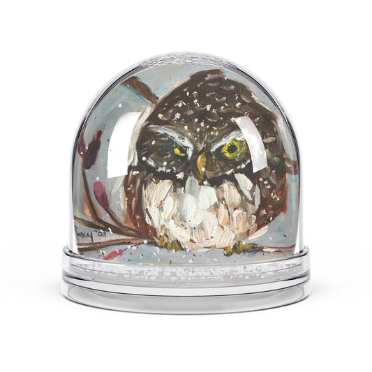 Snow Globe - Fat Fluffy Pigmy Owl