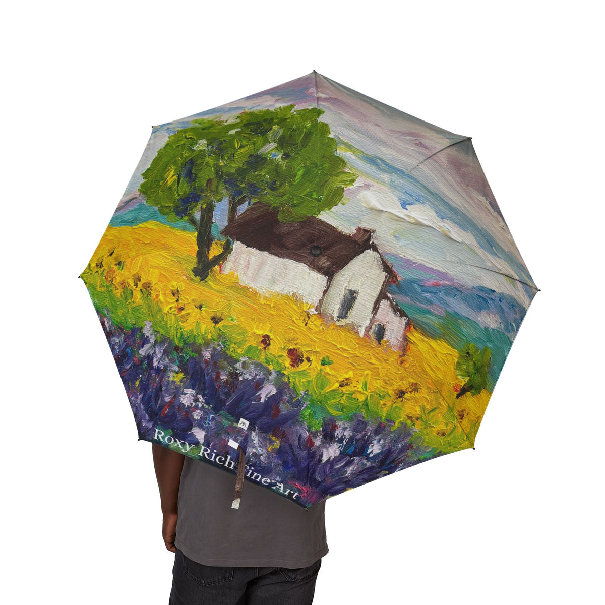 Umbrella-  Sunflowers and Lavender Provence