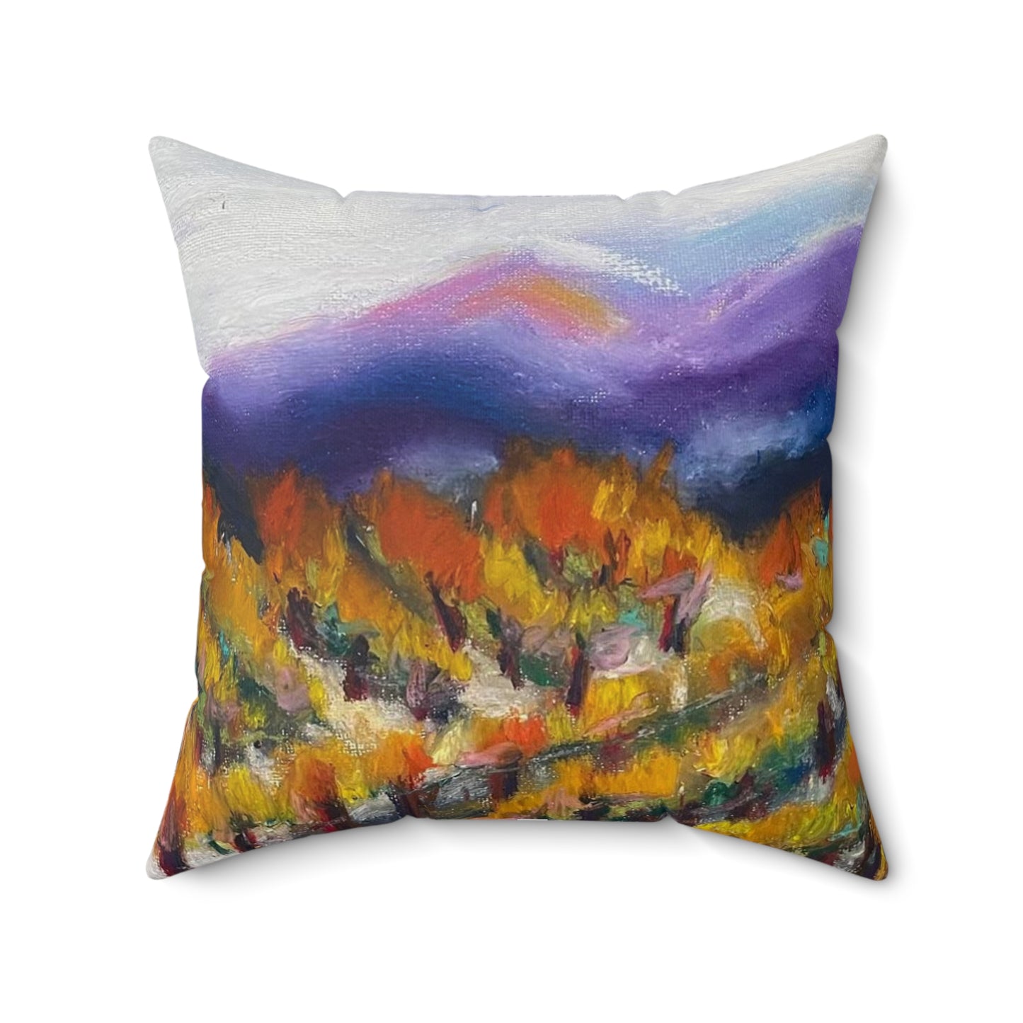Misty Vines Indoor Spun Polyester Square Pillow