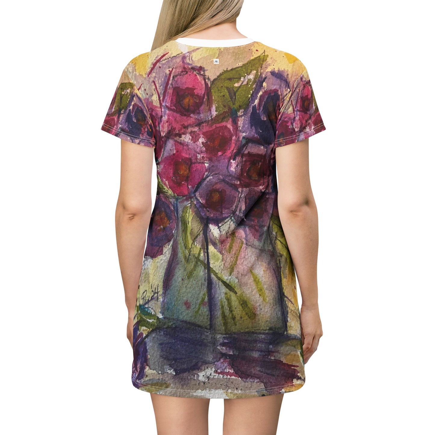 T-Shirt Dress - Spring Roses