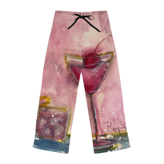 Pajama Pants - Pink Martini- Women's Pajama/Lounge Pants
