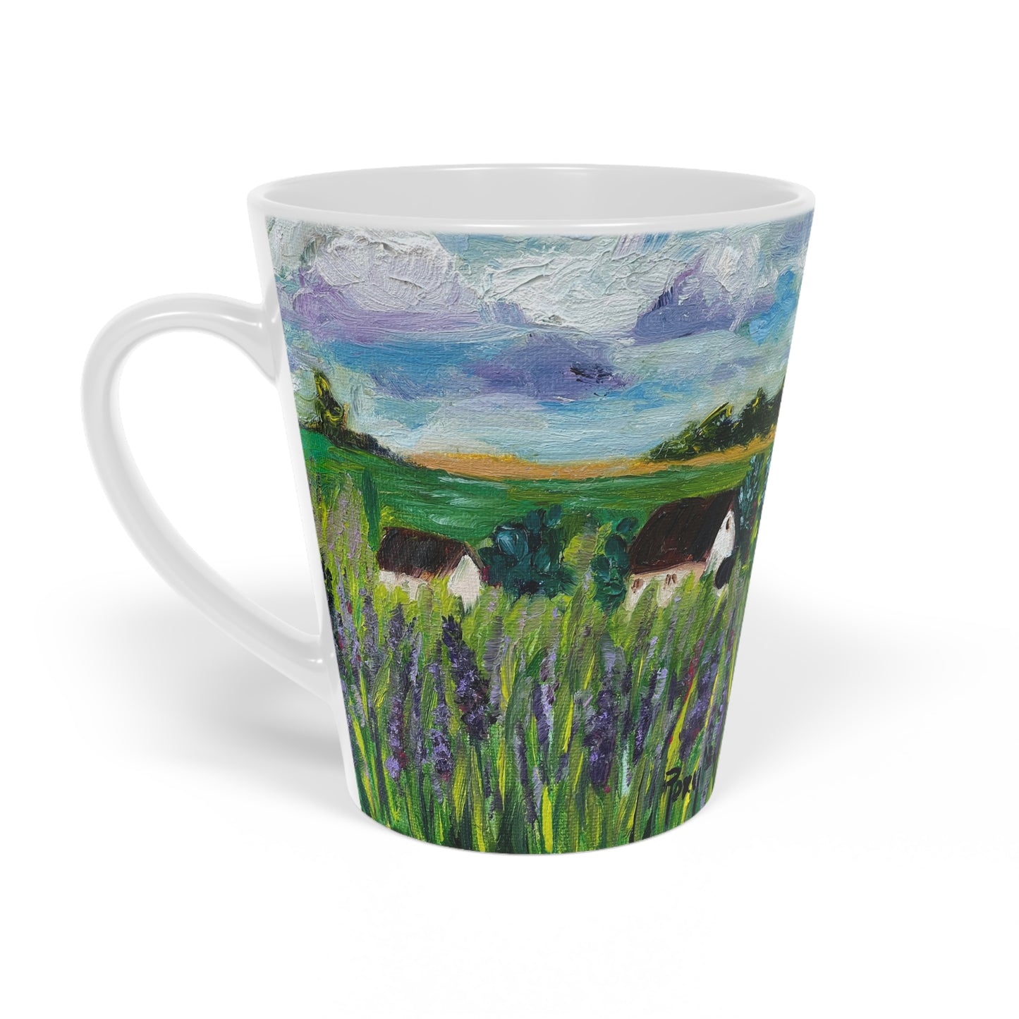 Cotswolds Lavender "Cotswolds"- Latte Mug, 12oz