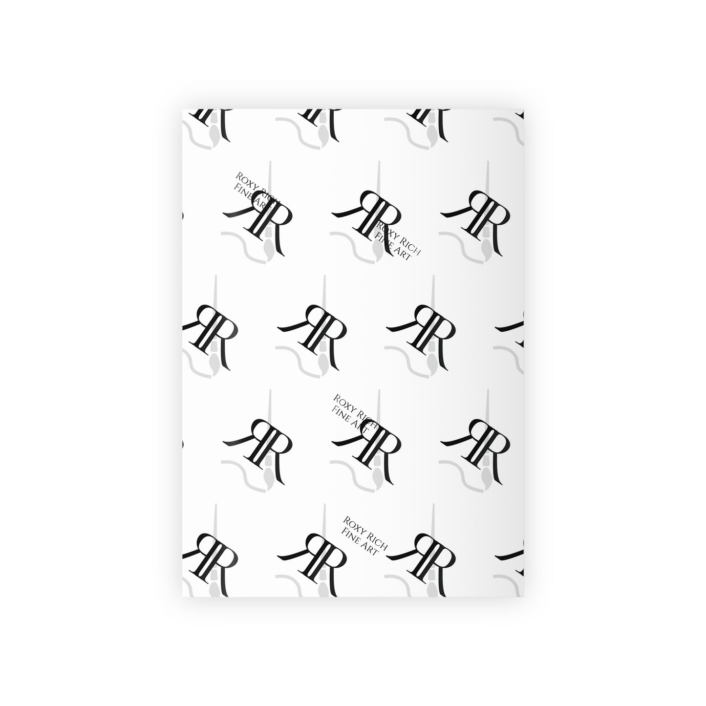 Roxy Rich Double R with Paintbrush Logo Wrapping Paper for Art  printed Gift Wrapping Paper Rolls, 1pc
