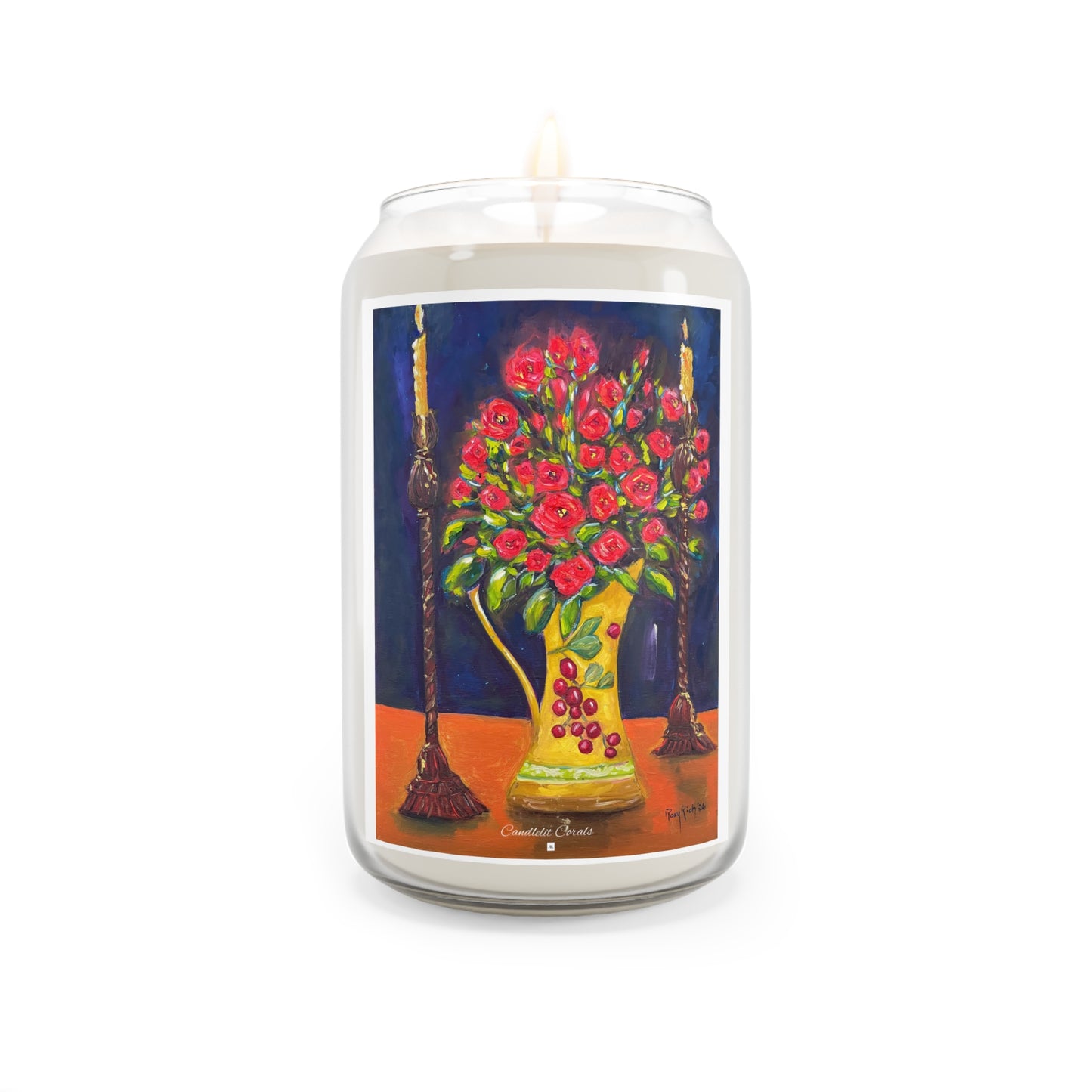 Scented Candle, 13.75oz-Candlelit Corals