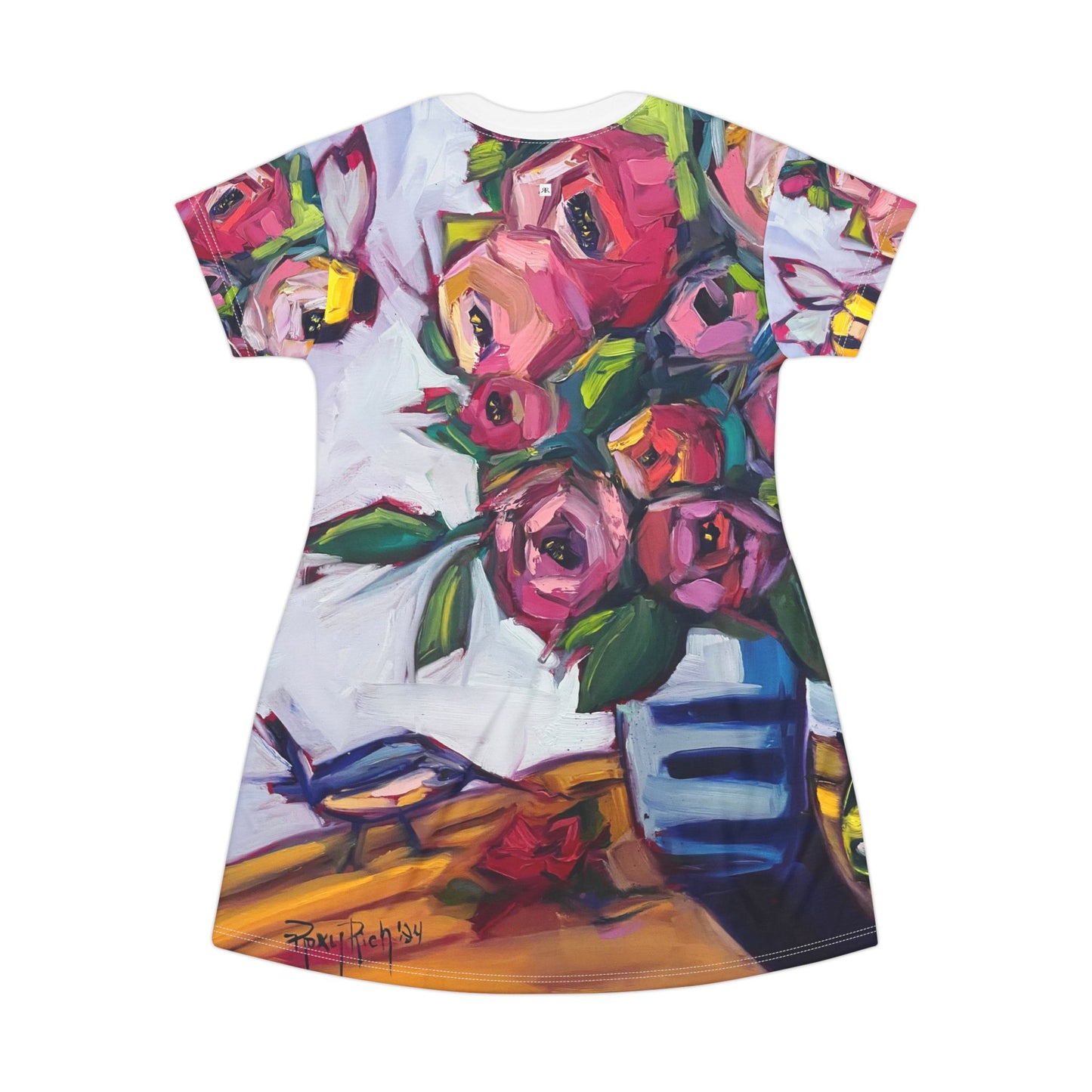 T-Shirt Dress -Bee Blooms